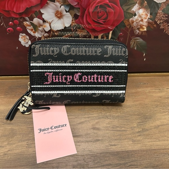 Juicy Couture Black and Pink Wallet - Picture 2 of 4